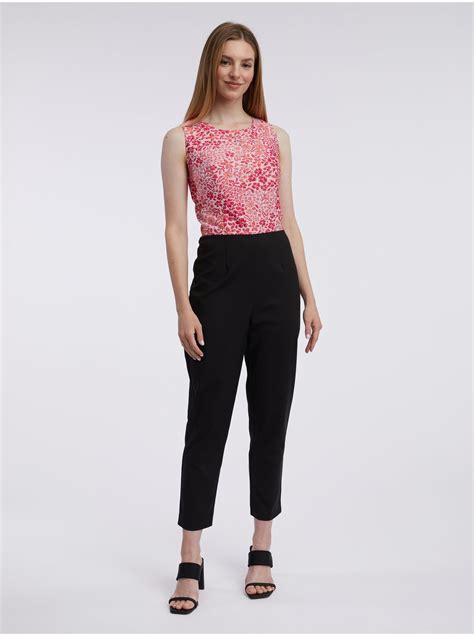 Rosa und schwarzer geblümter Damen Jumpsuit ORSAY Orsay de Der