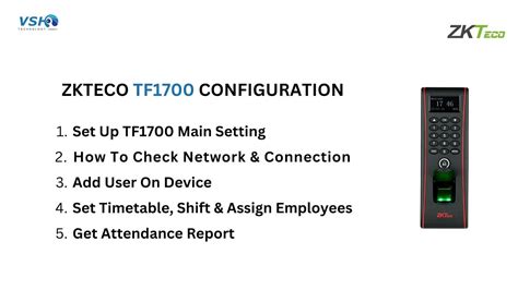 Zkteco Tf Fingerprint Standalone Reader For Door Access