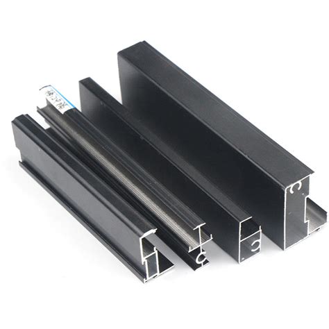 Industrial T Slot V Slot Black Anodized Windows And Doors Aluminium