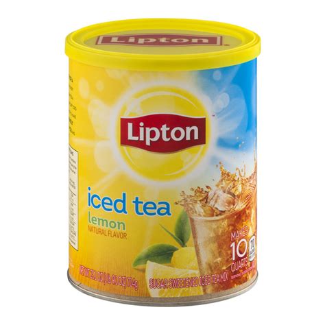 Lipton Ice Tea Nutrition Label