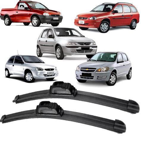 Palhetas Limpador Para Brisa Corsa Hatch Sedan Wagon Classic Submarino