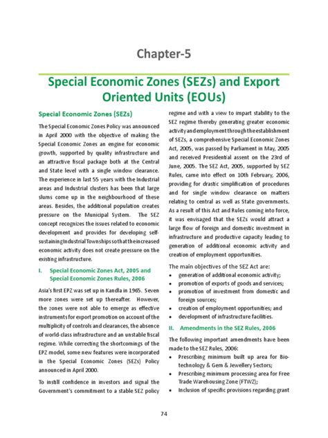 Special Economic Zones | PDF | Economies | Business