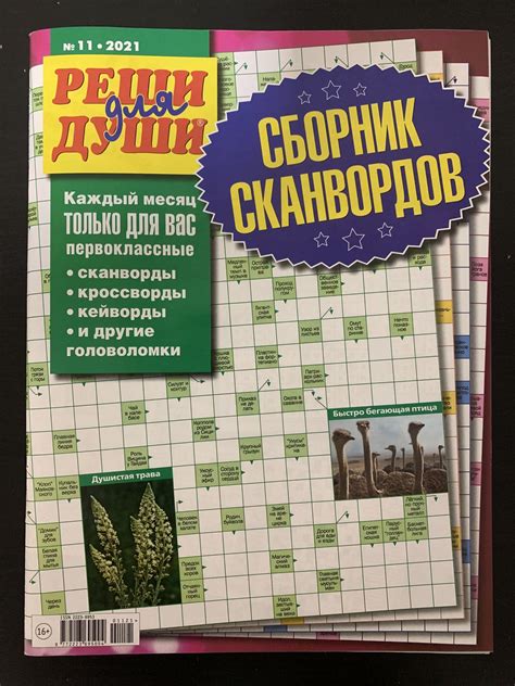 Реши для души. Сборник сканвордов. #11, 2021