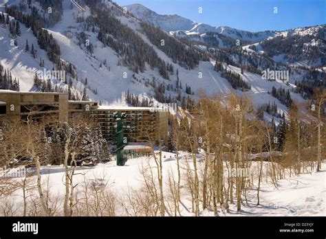 Snowbird Ski Resort Utah Stock Photo Alamy