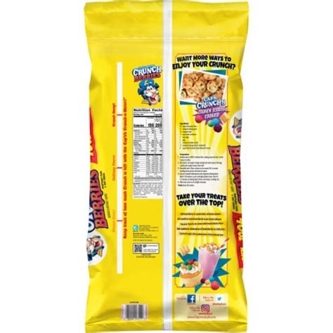 Cap N Crunch S Crunch Berries Bag Cereal 40 Oz Kroger