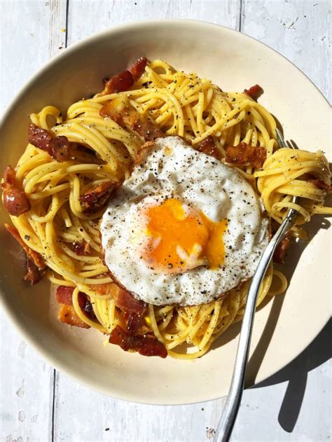 Bacon And Egg Pasta Recipe Kitchn