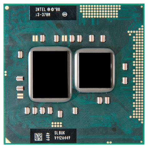 SLBUK процессор для ноутбука Intel Core i3 Mobile 370M Socket G1 2.4 ...