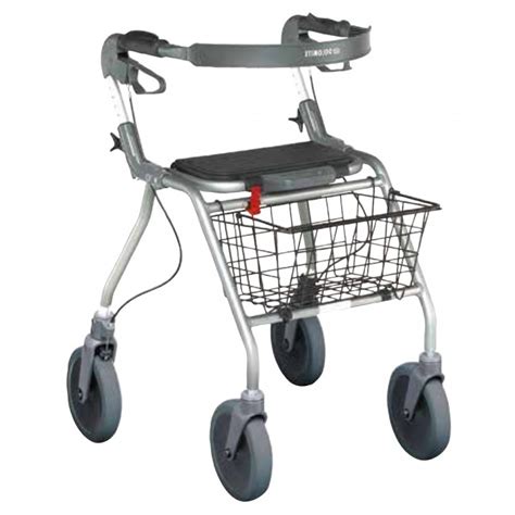 Rollator Pieghevole In Alluminio Con Sedile E Cestino Invacare Mod