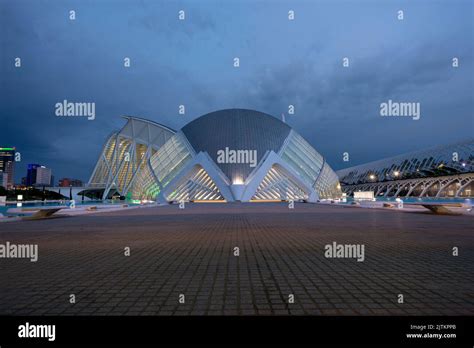 The Hemispheric Building At The City Of Arts And Scineces Valencia