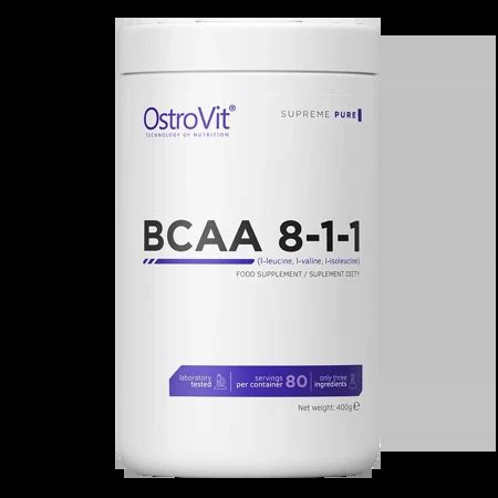 Ostrovit Bcaa G Naturalny Sport I Turystyka Suplementy I