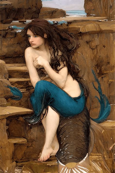 John William Waterhouse Painting Graphic Creative Fabrica