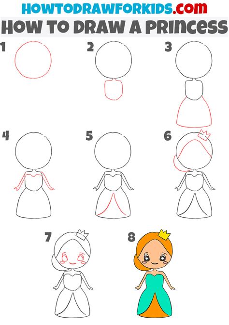 Princess Drawing Step By Step | Hot Sex Picture