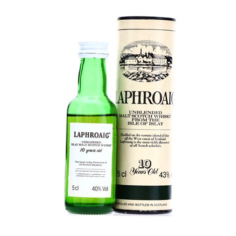 Laphroaig 10 Year Old Miniature 1980s Whisky Auctioneer