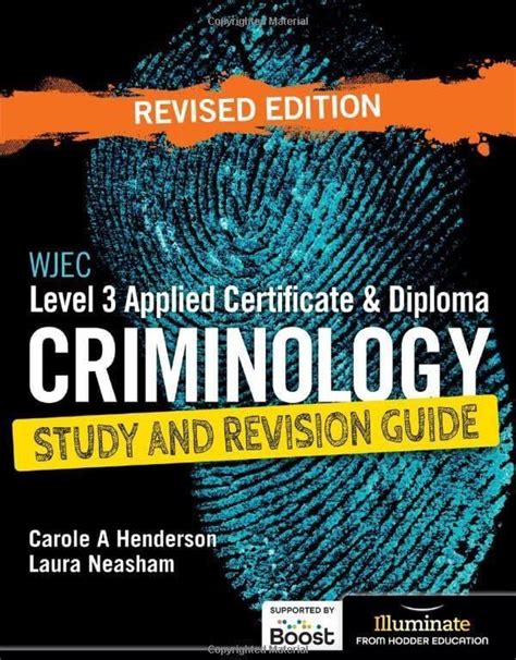 Wjec Level Applied Certificate Diploma Criminology Study And