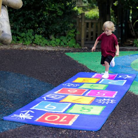 Hopscotch Outdoor Rectangular Play Mat 3m X 1m Mat1010 Primary Ict