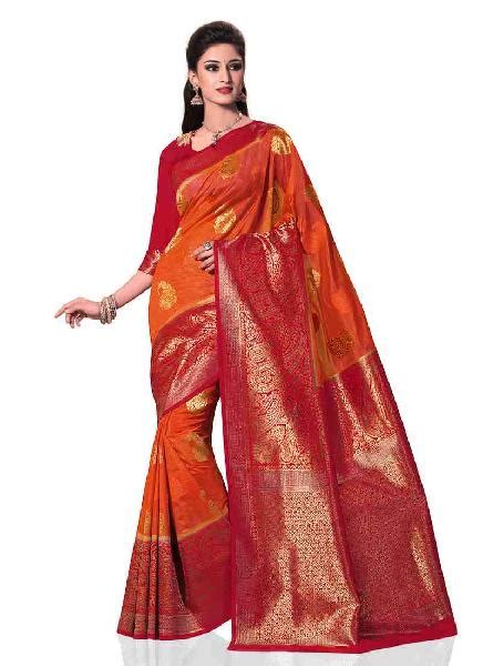 Traditional Kanchipuram Spun Silk Woven Saree At Rs 4 125 Piece In