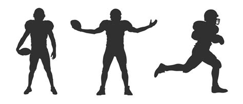 Football Player Silhouette Clipart