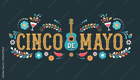 Cinco De Mayo May 5 Federal Holiday In Mexico Fiesta Banner And