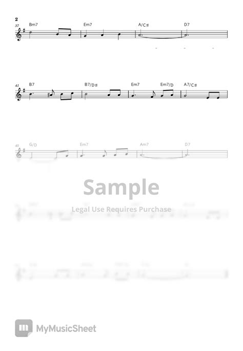 G Key Sheet By