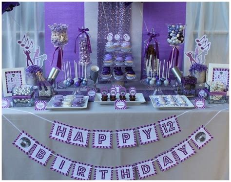 Real Parties Sparkly Lavender Dance Inspired Birthday Party Dance