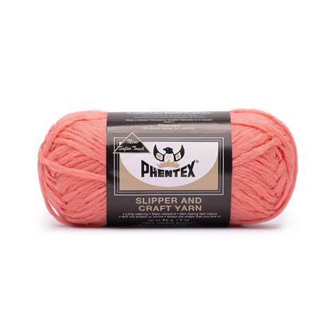 Phentex Slipper And Craft Yarn Tangerine Colour Orange Rossy