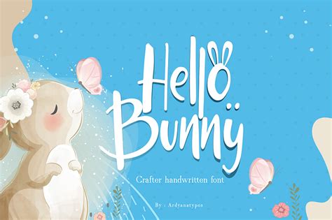 Download Hello Bunny Handwriting font | fontsme.com