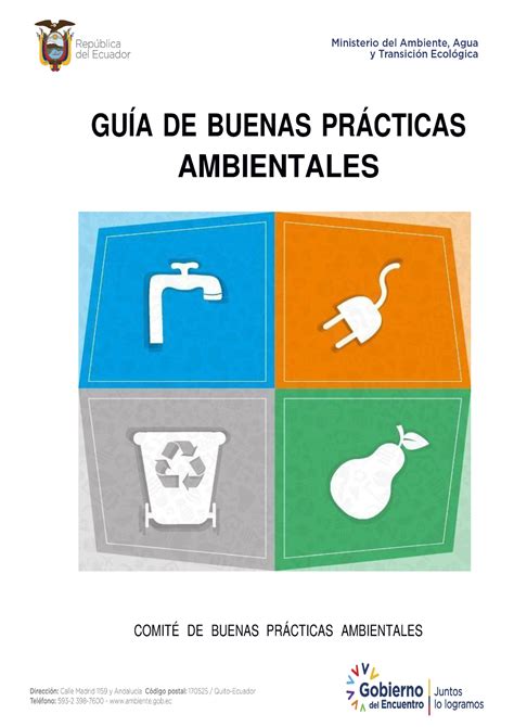 Guias De Buenas Practicas Ambientales Ca Rcoa Gu A De Buenas