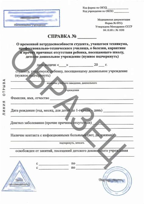 Медицинская справка