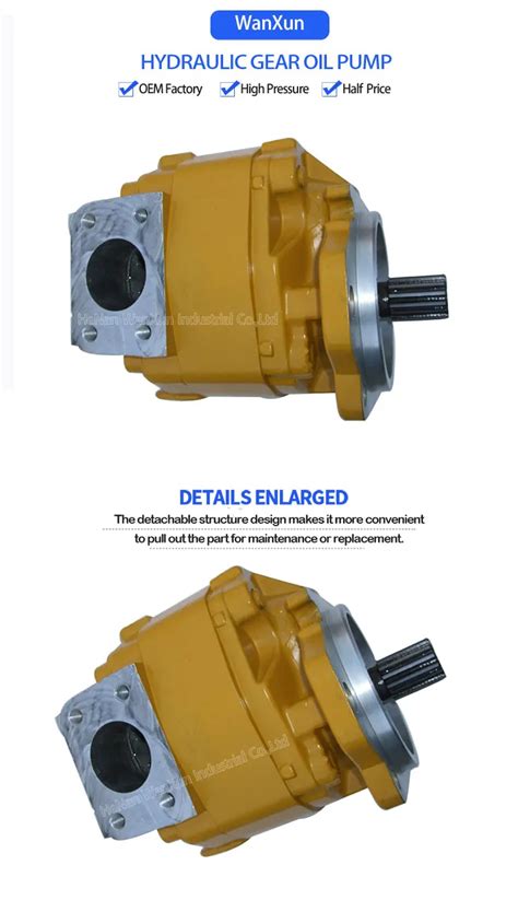 Hydraulic Oil Gear Pump Fit Komatsu Wa Wa Wf