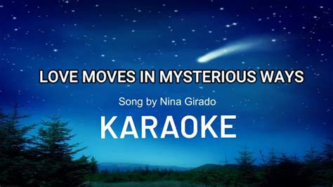 Love Moves In Mysterious Ways By Nina Videoke Youtube