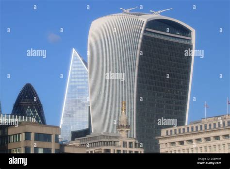 London City Skyscape Stock Photo Alamy