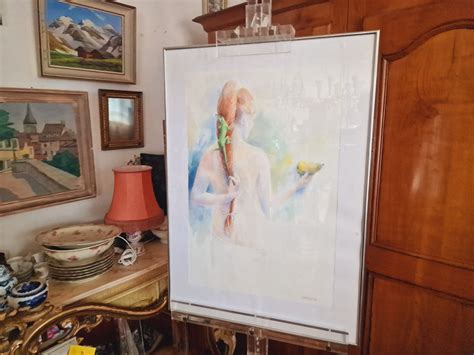 AQUARELL GEMÄLDE SIGNIERT Kaufen auf Ricardo