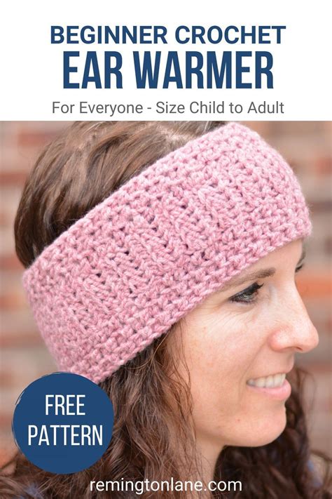 Beginner Crochet Earwarmer Pattern Free Pattern Crochet Ear Warmer Crochet Ear Warmer