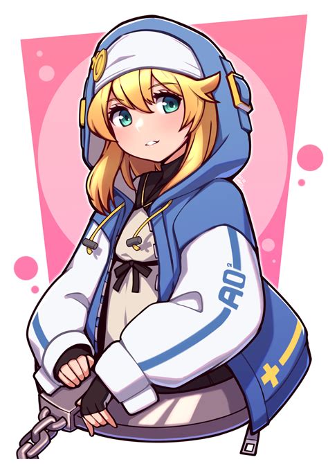 Safebooru 1boy Androgyne Symbol Black Gloves Blonde Hair Blush Bridget Guilty Gear Cuffs