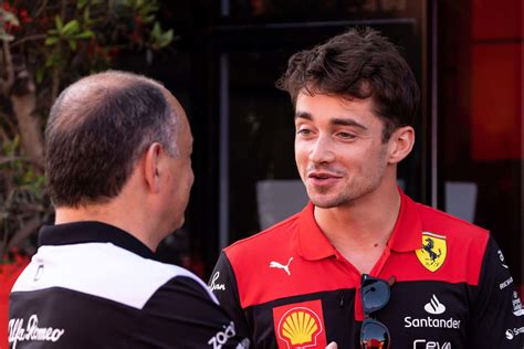 Carlos Sainz La Relación Entre Fred Vasseur Y Charles Leclerc Es