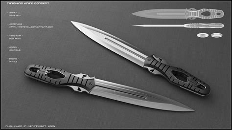 Throwing knife concept by peterku on DeviantArt