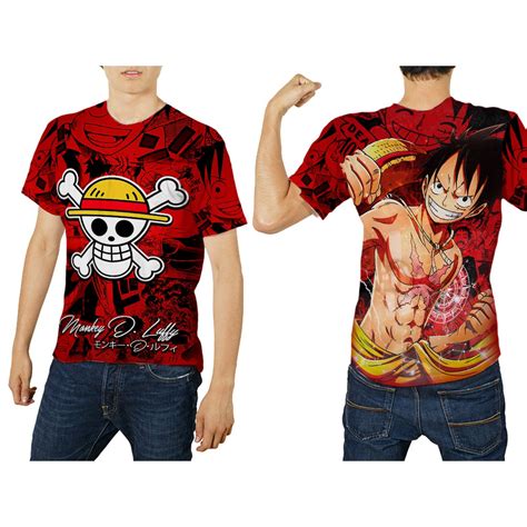 Jual 2Season5 Baju Kaos Tshirt Fullprint Custom Anime One Piece