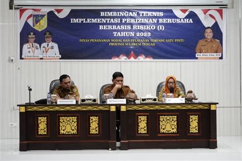 DPMPTSP Sulteng Gelar Bimtek Implementasi Perizinan Berusaha Berbasis