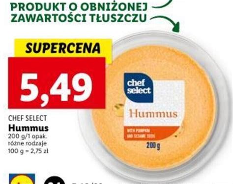 Promocja Chef Select Hummus G W Lidl