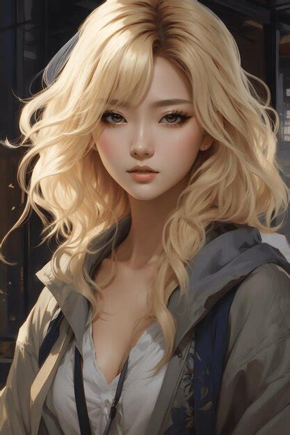 Blonde Korean Hairstyle Pictures