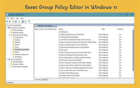 How To Reset Local Group Policy Editor Settings In Windows 11 WebNots