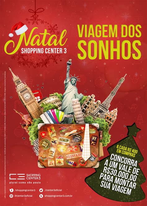 Shopping Center 3 Lança Campanha e Promoção Viagem Dos Sonhos