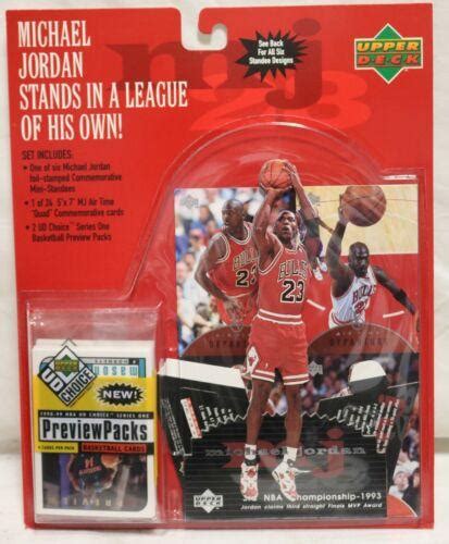 Michael Jordan 3rd Championship 1993 Mini Standee Nba Upper Deck Sets