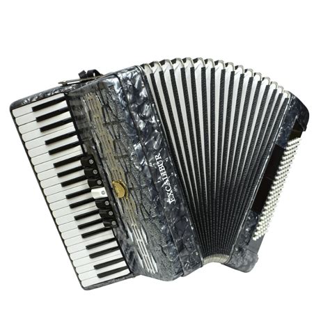 Excalibur Super Classic 120 Bass Accordion Grey Excalibur Accordions