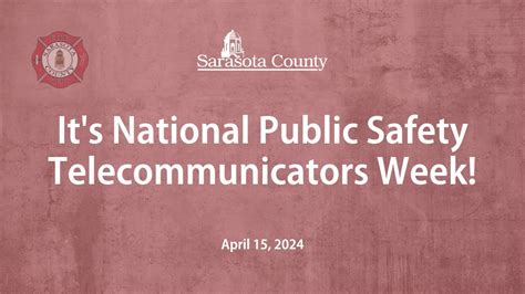 Its National Public Safety Telecommunicators Week Youtube