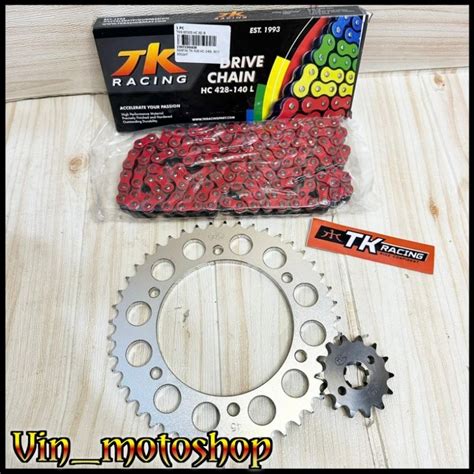 Jual Gir Gear Set 428 R15 V3 Vixion R VVA XSR155 TK Racing Sss Rantai