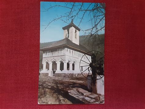 Manastirea Lainici Carte Postala Circulata 1969 Arhiva Okazii Ro