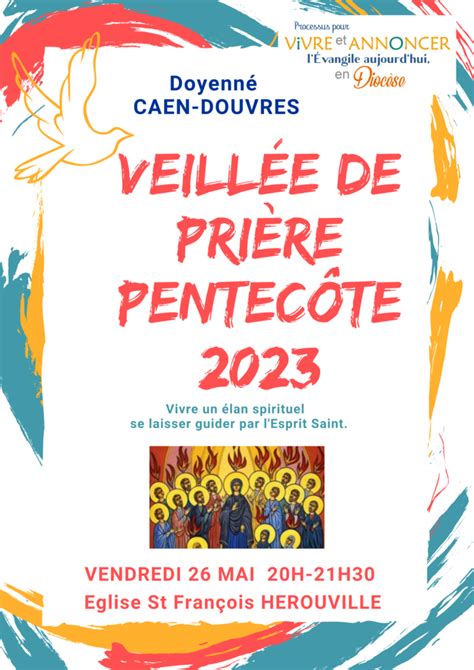 Veill E Pentec Te Caen Les Catholiques Du Calvados