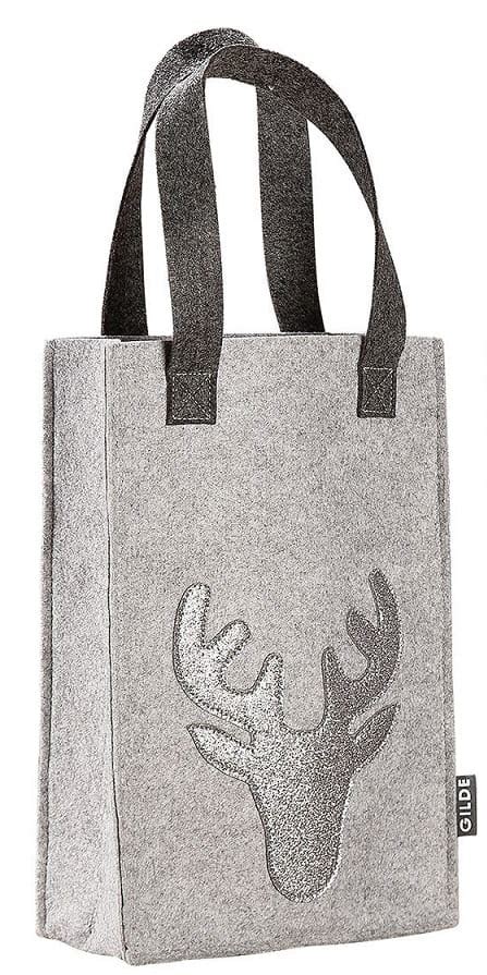 Gilde Filz Geschenktasche Hirsch Glitter Kaufen Livingactive De