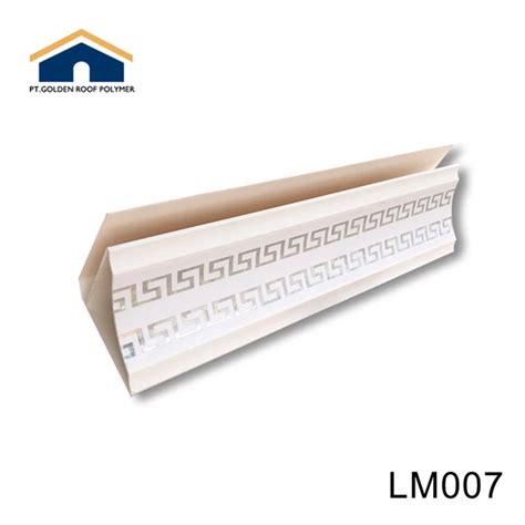 Jual Lis Motif Lis Plafon Pvc Tangerang Golden Roof Polymer